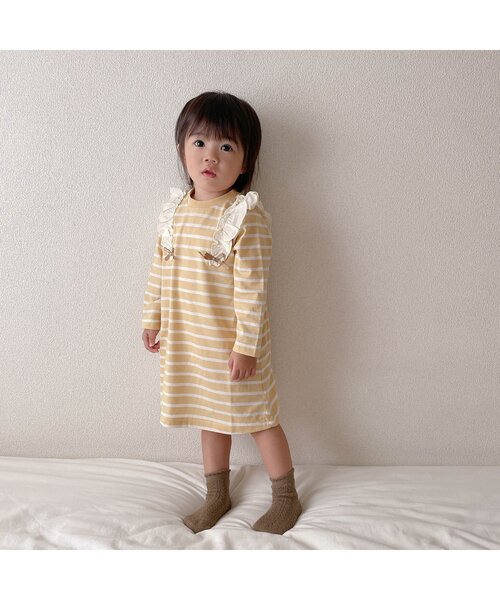 apres les cours（アプレレクール） ワンピース 「WEB限定」ボーダー