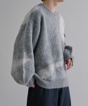 セーター ニット アブストラクトルーズニット ...の詳細画像5