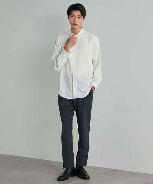 UNITED TOKYO シャツ High twist ストレッチ レギュラーカラー