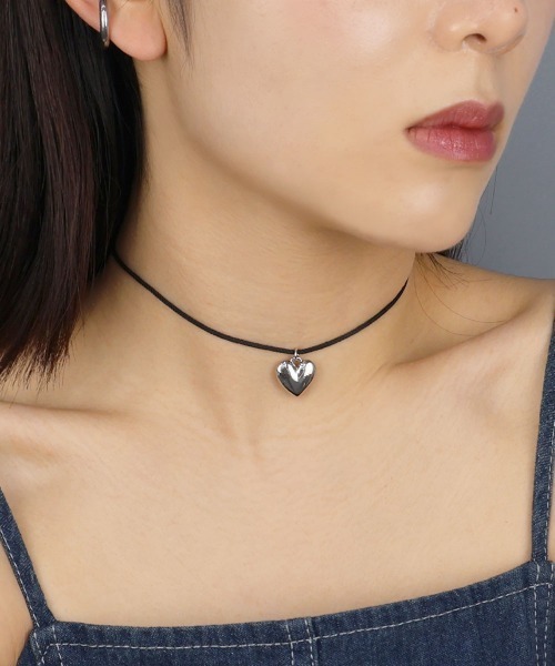 CEMO NEMO（セモネモ） ネックレス ハート チョーカーネックレス
