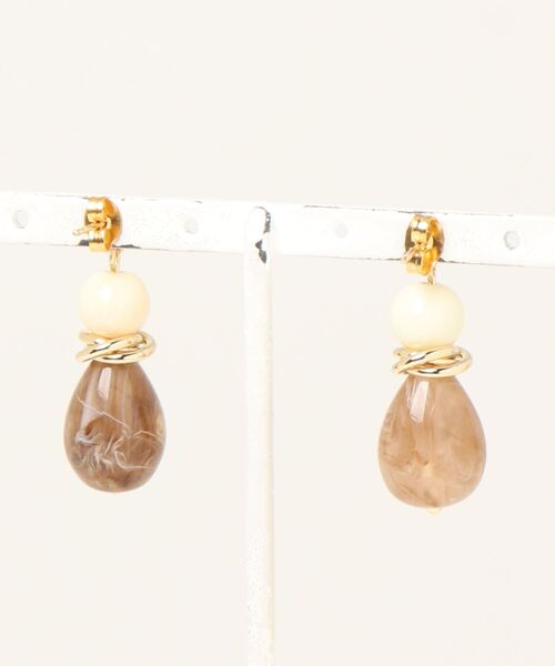 TONE（トネ） ピアス 「Amiche」アクリルビーズピアス(MA) レディース