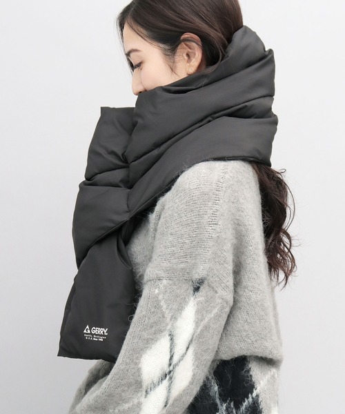 GERRY（ジェリー） マフラー ビッグシルエット 中綿 タフタポリ ダウン