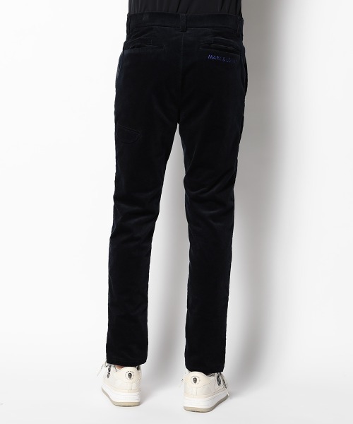 MARK&LONA 濃いネイビー 、ブラックパンツ MARK&LONA（マークアンドロナ） パンツ Division Corduroy Pants | MEN