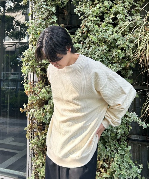 NKNIT パターンプルオーバースウェット サイズ0 NKNIT pattern pullover sweat