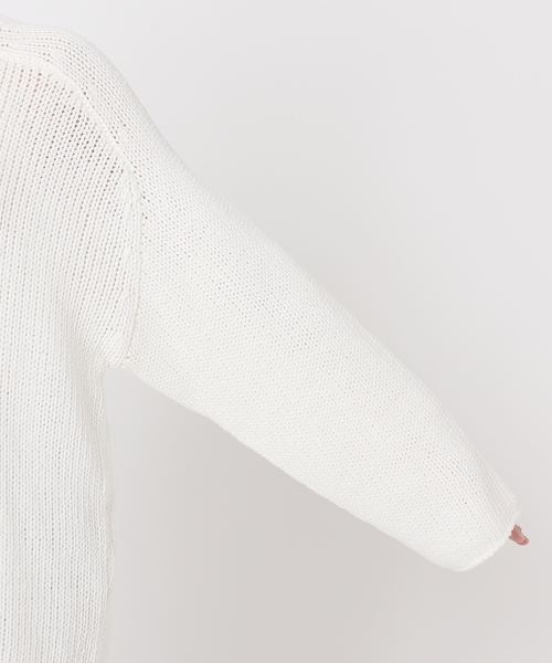plage ニット COTTON TAPE YARN プルオーバー レディース