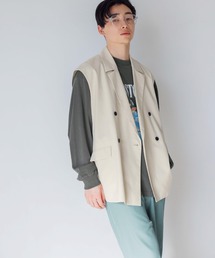 ジレ　ベスト ベスト ジレ 「 低身長向けサイズ 」 フレアショートジレベスト