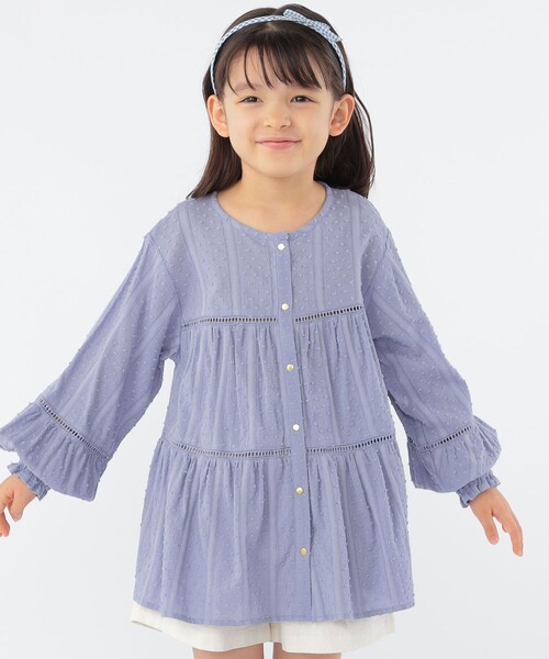SHIPS（シップス） ブラウス シャツ SHIPS KIDS:100〜130cm / スナップ 