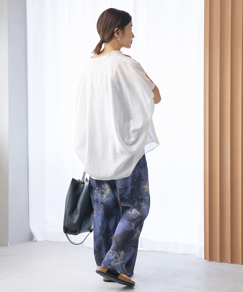 IENA ニュアンスドルマンブラウス セール 30%OFF】《追加4》ニュアンスドルマンブラウス(506130695