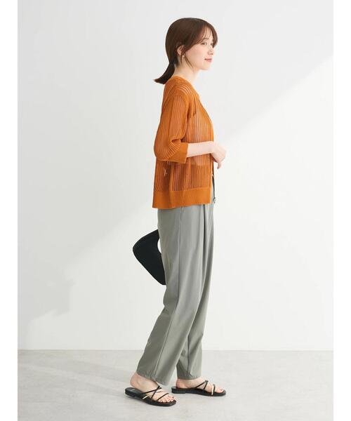 Green Parks カーディガン Zip付メッシュカーディガン