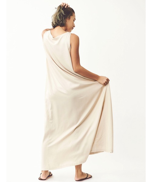 「mikomori」 ノースリーブワンピース FREE ベージュ レディース_画像10