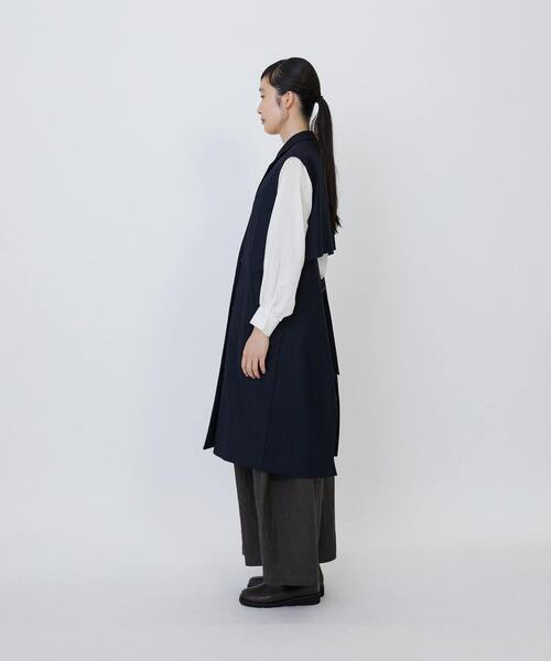 春秋に！　LOISIR ＜ロワズィール＞　レディース　ベスト　ブラック 春秋に！LOISIR ＜ロワズィール＞レディースベストブラック