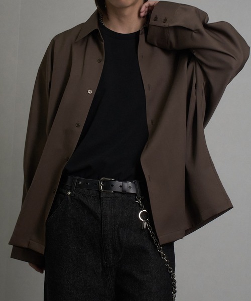 パラスパレス/ノーカラードルマンワイドウールシャツ パラスパレス/ノーカラードルマンワイドウールシャツ - メルカリ