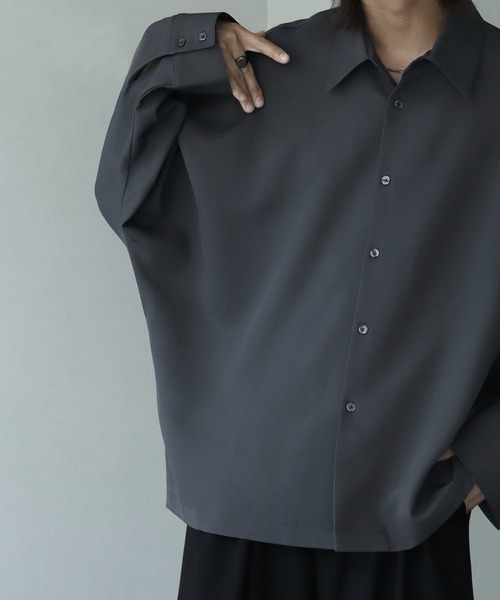 マトフメンズシャツ welise シャツ 「welise/ウェライズ」リッチドレープスムース