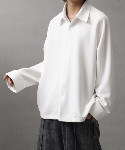 dolce オーバーシルエットシャツ ホワイト メゾンドドルチェ 長袖 ベスト 専用】Dolce メゾンドドルチェ ソフトプルオーバー maison de Dolce