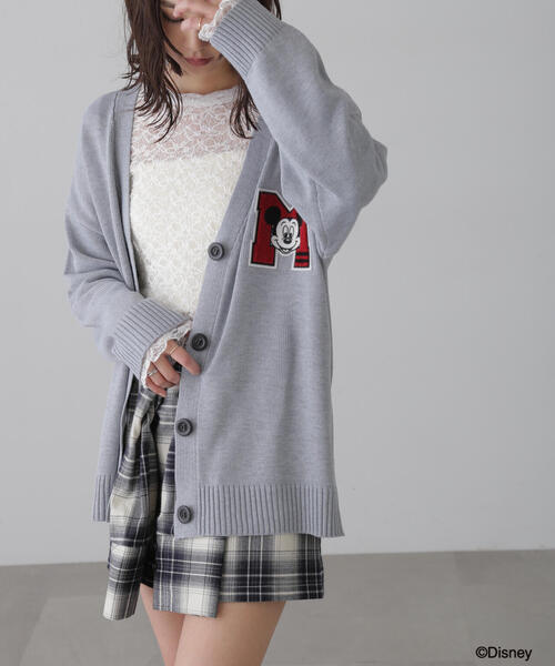 まぃまぃ【FENDI】カーディガン＋【FREE'S MART】スカート フリーズ マート FREE'S MART ラメカーディガン×ナロースカート