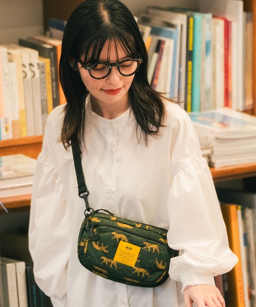 KiU（キウ） ショルダーバッグ バッグ パデッドフロントポケットミニ