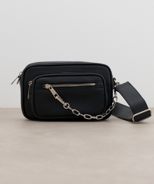 AUCEE ショルダーバッグ 黒 AZUL BY MOUSSY（アズールバイマウジー） ショルダーバッグ バッグ