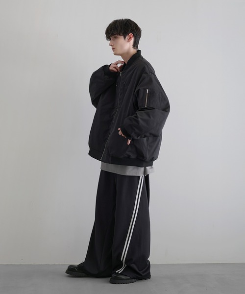 LILL（リル） ma1 ma-1 ルーズシルエットメタルジップ ボリュームMA-1