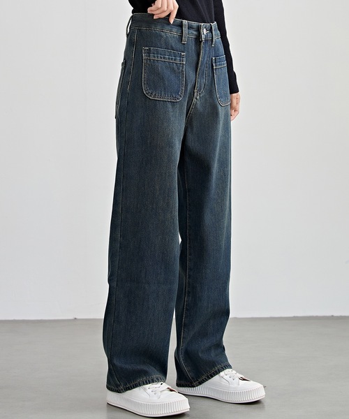 ofSlow パッチワークデニムパンツ サイズM レディース ofSlow パッチワークデニムパンツ サイズM レディース SHIPS