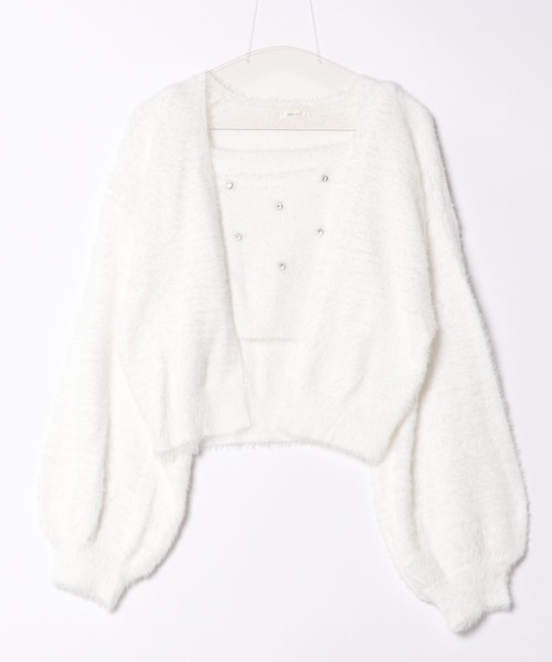 新品♡ビジュー襟つきニットアンサンブル 新品♡ビジュー襟つきニットアンサンブル 【公式通販】