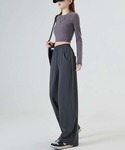 ワイドパンツ スウェットパンツ ジャージ トレ...の詳細画像5