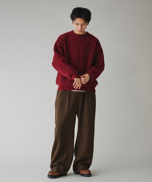 Adoon plain セーター ニット MALL PULLOVER KNIT／モールプルオーバー