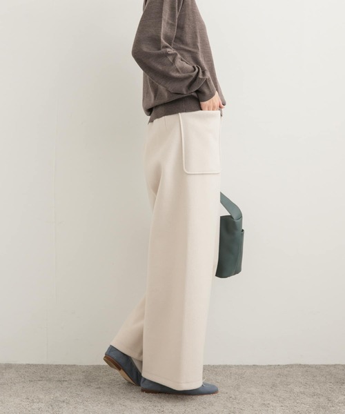 UNTRACE 23AW メルトンパンツ URBAN RESEARCH DOORS（アーバンリサーチドアーズ） パンツ カット