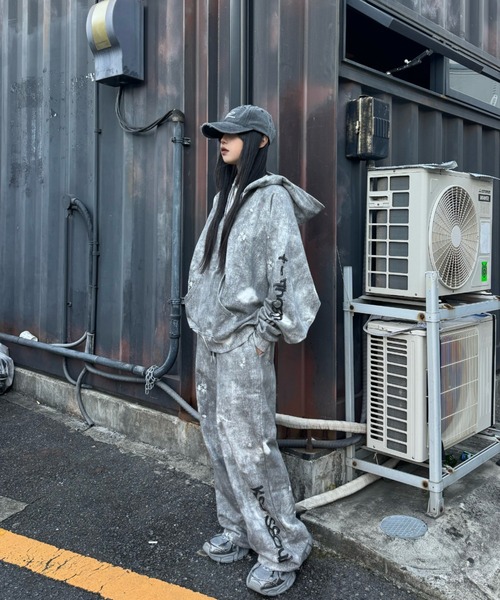 {送料.関税込} コットンジャージースウェットパンツ KsG スウェットパンツ ジャージ レタリングロゴスウェットパンツ