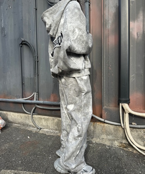 KsG スウェットパンツ ジャージ レタリングロゴスウェットパンツ