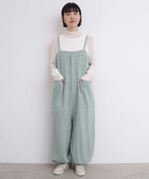【新品】latelier du Savon サロペット AMBIDEX Store 〇Olive salopette (F グリーン): l'atelier du savon