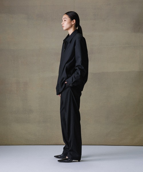 【最終価格　美品】アダムエロペ　Chambrerワイド スラックス 2023AW ADAM ET ROPE' スラックス 「Chambrer」スリムテーパード
