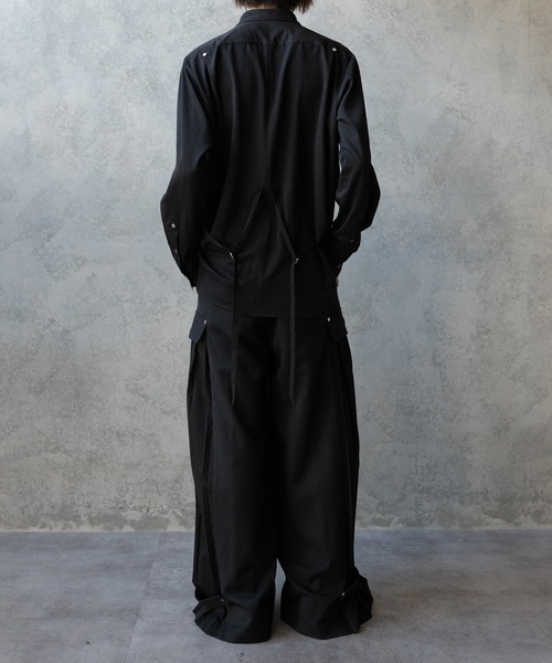 PHILTHEORY ベストレイヤードシャツ PHILTHEORY シャツ Vest layered shirts/ベストレイヤードシャツ