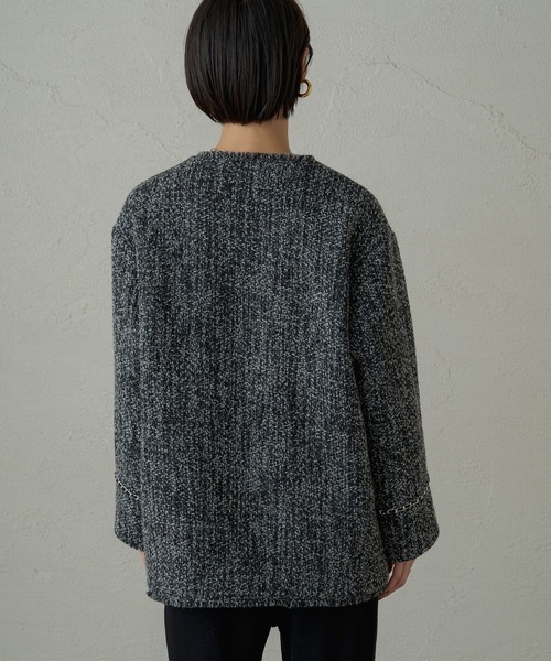 Loungedress（ラウンジドレス） ツイードジャケット FREE グレー