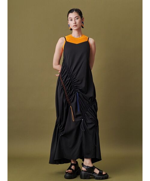 ワンピース CODE DESIGN GATHER ONE-PIECE UN3D. ワンピース COLOR CODE GATHER CAMI OP / カラーコード