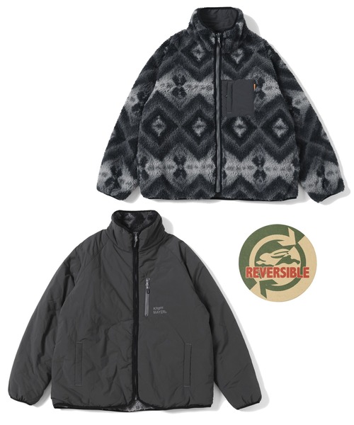 「KRIFF MAYER」 ナイロンブルゾン MEDIUM チャコール メンズ_画像2