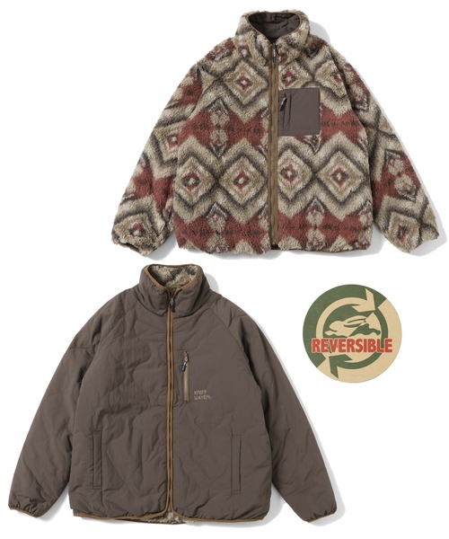 「KRIFF MAYER」 ナイロンブルゾン MEDIUM チャコール メンズ_画像4