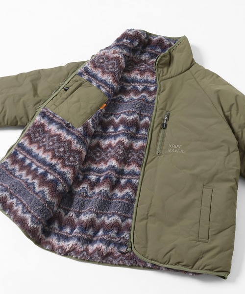 「KRIFF MAYER」 ナイロンブルゾン MEDIUM チャコール メンズ_画像8