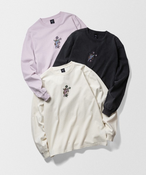 HUF tシャツ CUPID LS WASHED TEE / ハフ ロンT Tシャツ メンズ