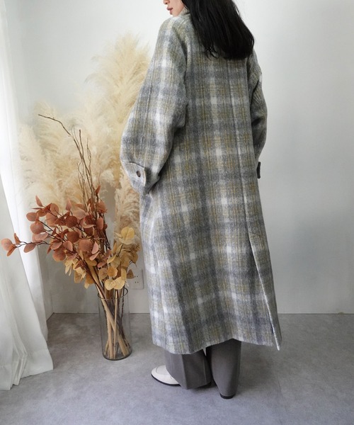 [CORNERS] пальто с отложным воротником L мокка женский 