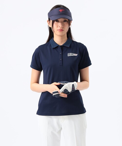 BEAMS GOLF ポロシャツ ポロ 「吸水速乾/UVカット」「WOMEN