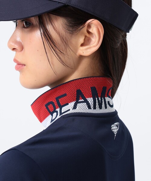 BEAMS GOLF ポロシャツ ポロ 「吸水速乾/UVカット」「WOMEN