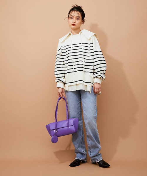 「ADAM ET ROPE'」 ショートブーツ 23.5cm ブラック レディース_画像5