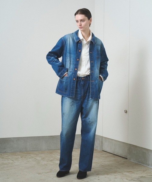デニムジャケット gジャン TROVE x SHINSUKE KAWAHARA / DENIM JKT メンズ レディースの画像