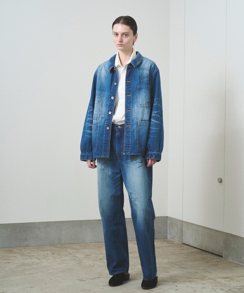 デニムジャケット gジャン TROVE x SHINSUKE KAWAHARA / DENIM JKT メンズ レディースの画像