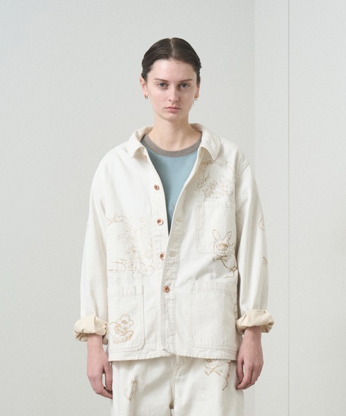 デニムジャケット gジャン TROVE x SHINSUKE KAWAHARA / DENIM JKT メンズ レディースの画像