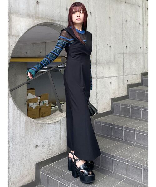 MURUA（ムルーア） 厚底 サンダル プラットフォームカットワーク