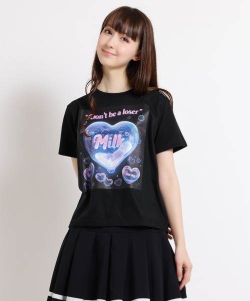 tシャツ Heart Bubble Tシャツ レディース