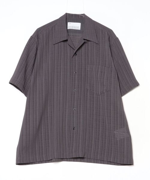 VOAAOV（ヴォアーブ） シャツ MELANGE RANDOM CHECK Short Sleeve