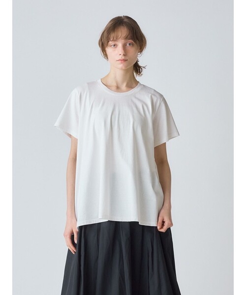 tシャツ MidiUmi  クルーネックフレアT レディース