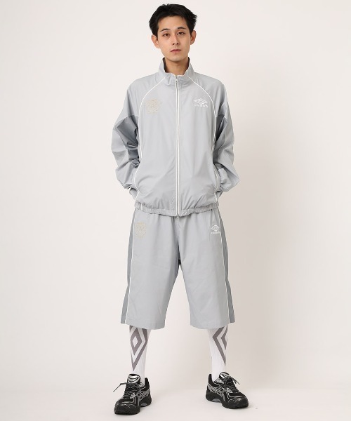 新品未使用タグ付きUMBRO×atmos コラボトラックジャケット(グレーM) umbro（アンブロ） コート ジャケット UMBRO x atmos Track Jacket